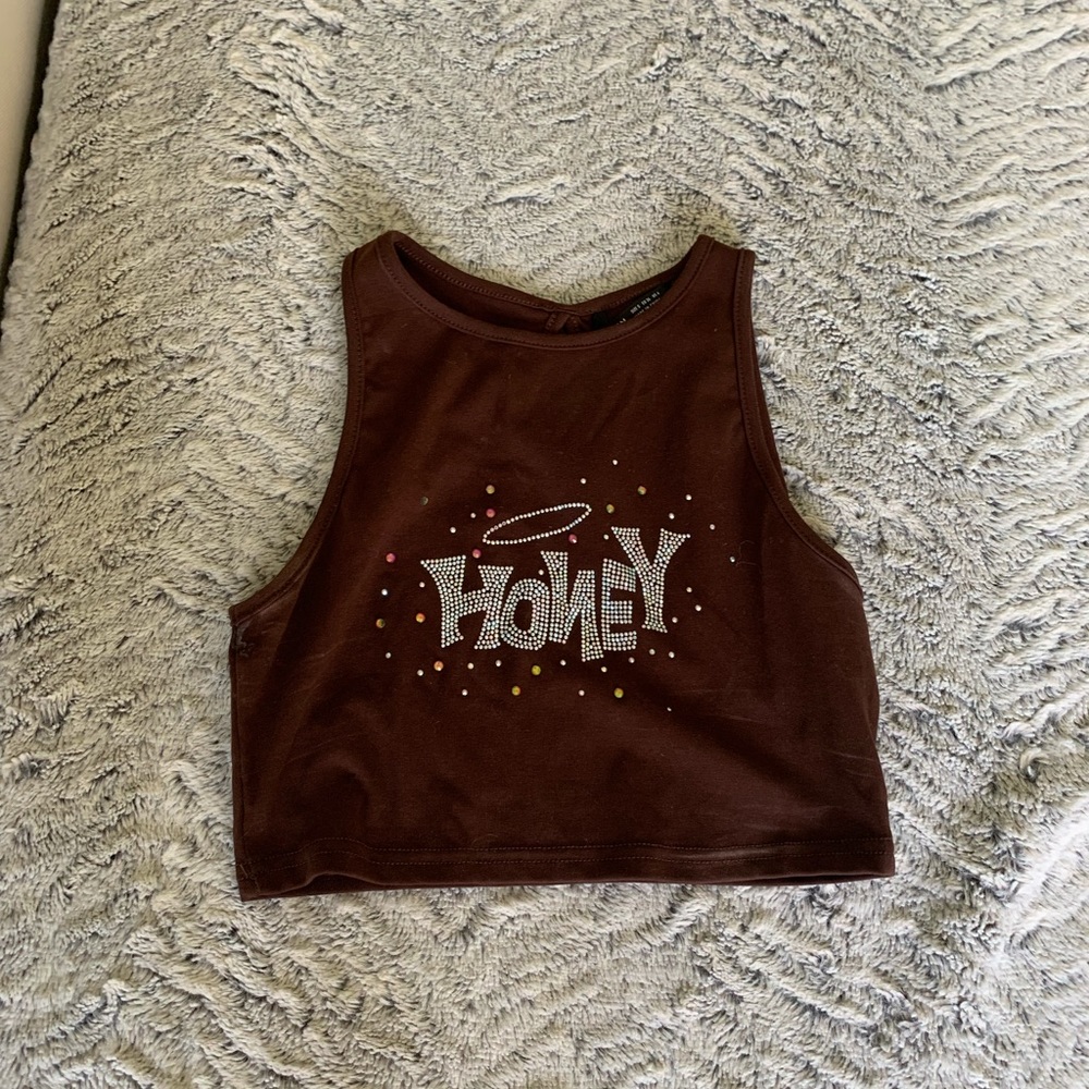 Honey Y2K crop tank